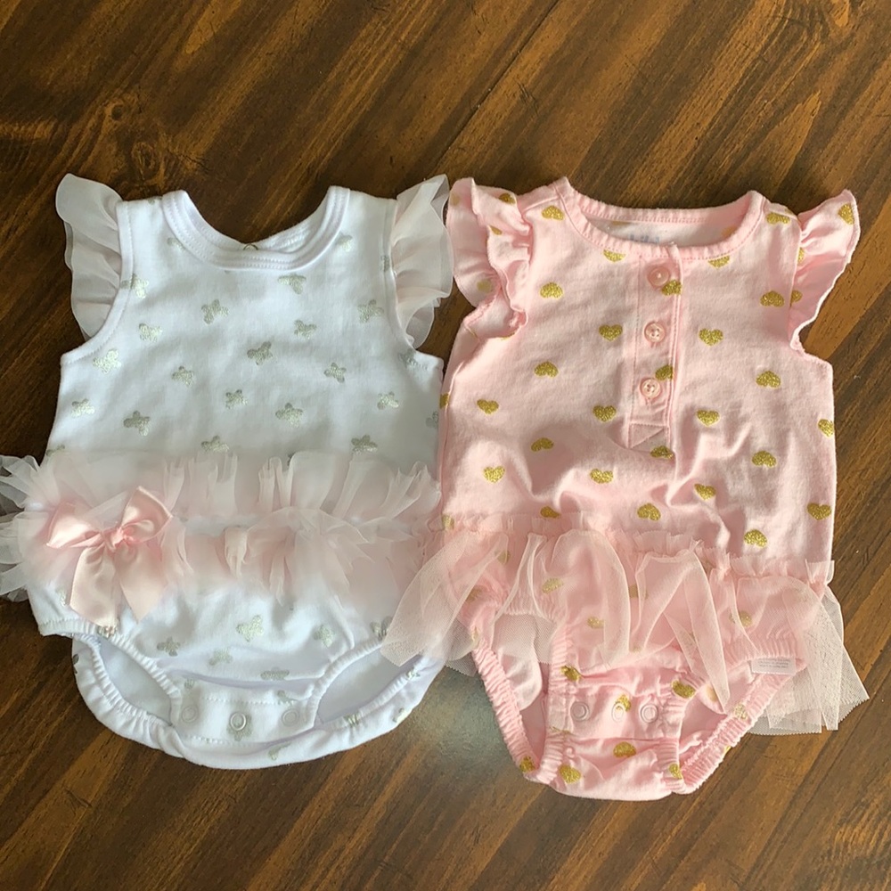0-3 Months Tutu Onesie’s